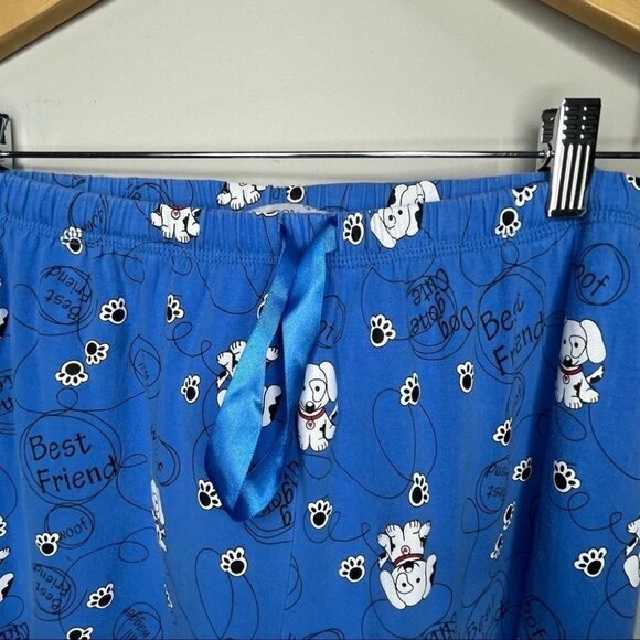 Addition Elle Puppy Pajama Pants Size X Loungewear Casual Comfy Cozy - Picture 5 of 7
